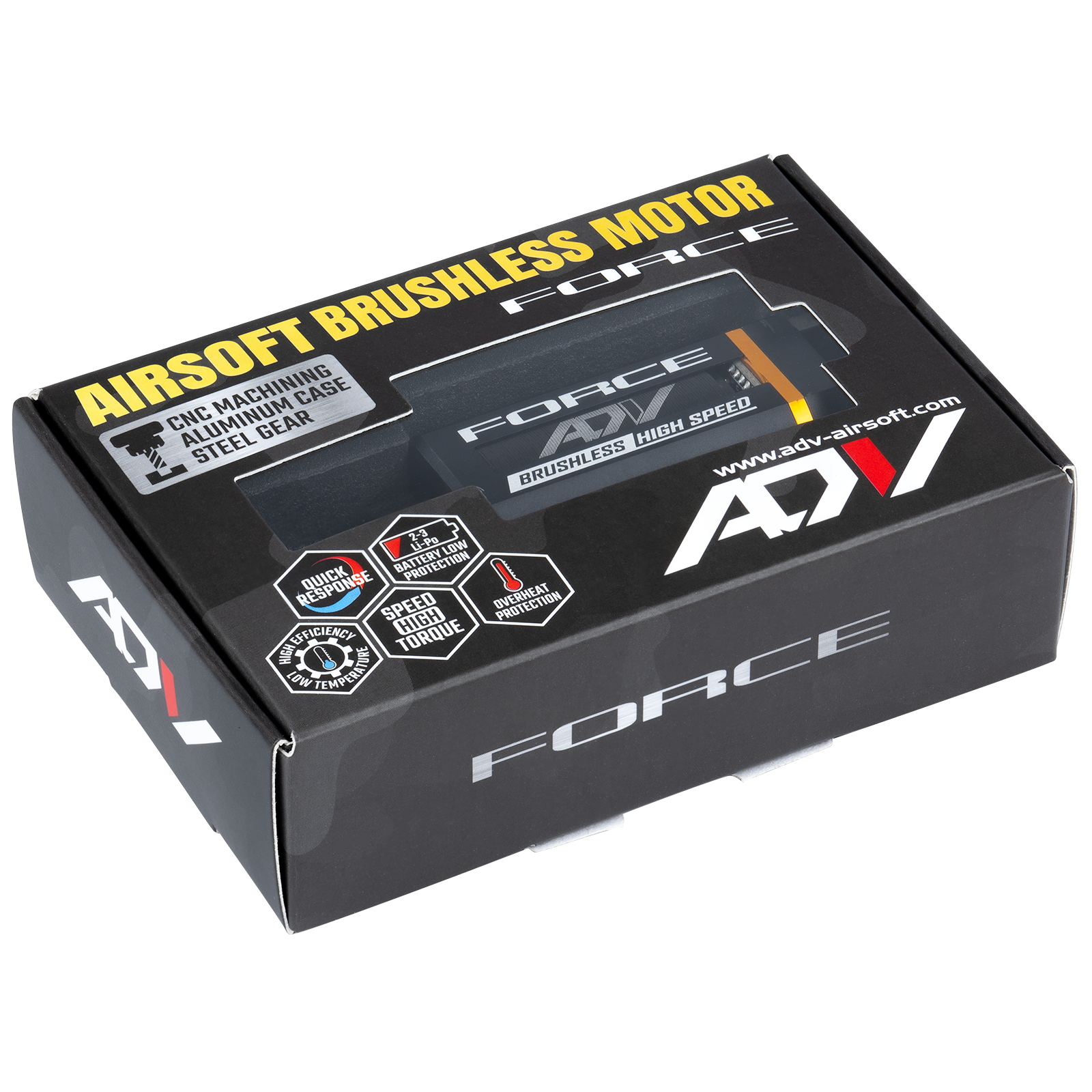 FORCE SERIES AIRSOFT BRUSHLESS MOTOR ( HIGH SPEED SHORT )